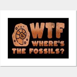 Where’s The Fossils? Posters and Art